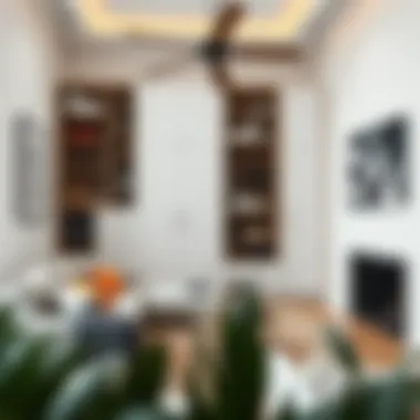 Innovative storage solutions in a stylish living room