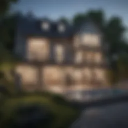 Market analysis chart illustrating rental trends