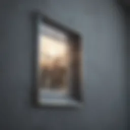 Close-up of a sparkling clean window reflecting sunlight
