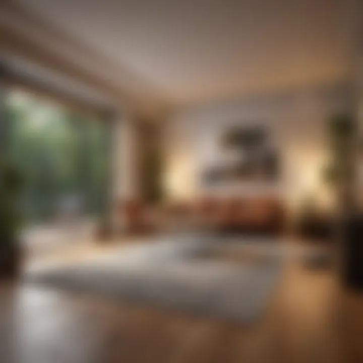 A floor plan highlighting room dimensions