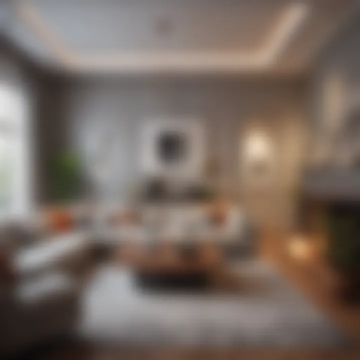 Interior design layout based on square footage