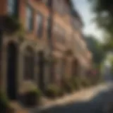 Charming streets of Georgetown showcasing historic architecture