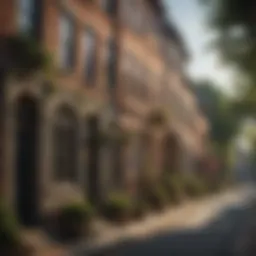 Charming streets of Georgetown showcasing historic architecture