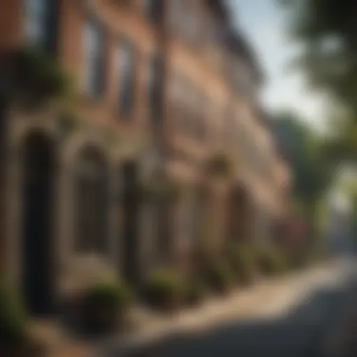 Charming streets of Georgetown showcasing historic architecture