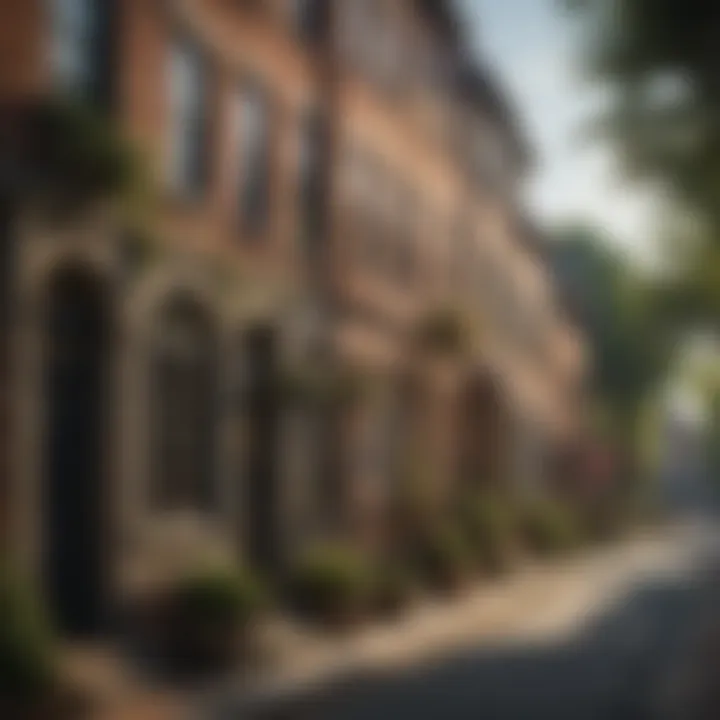 Charming streets of Georgetown showcasing historic architecture