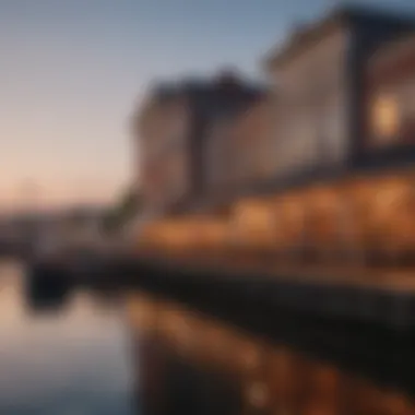 Scenic view of the waterfront at The Wharf, a hub of dining and entertainment