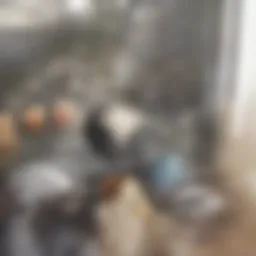 A close-up view of a kitchen sink with water backing up, illustrating a serious clog.