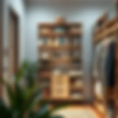 Innovative shelving solutions maximizing vertical space