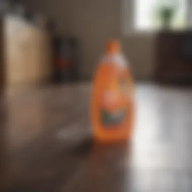 Various cleaning products suitable for laminate floors