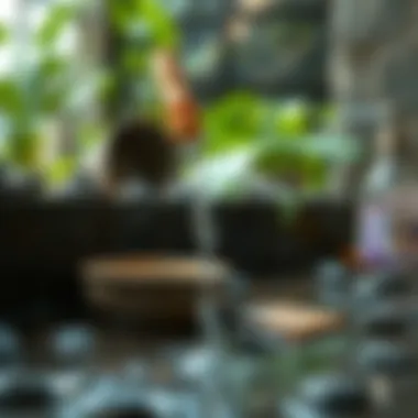 Eco-friendly unclogging method in action