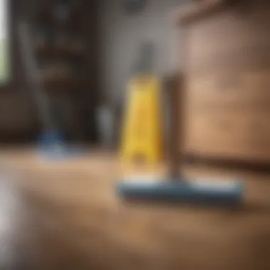 A well-organized cleaning routine chart