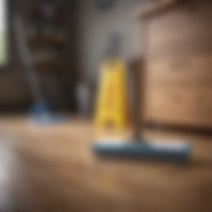 A well-organized cleaning routine chart