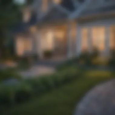 Curb appeal improvement with landscaping and exterior paint