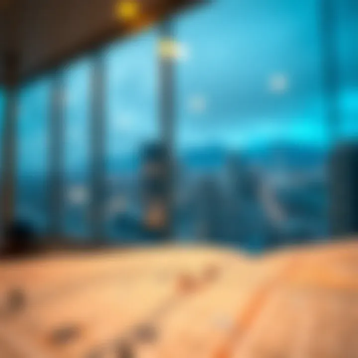 A map highlighting various apartment locations in a city