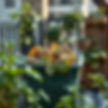 Well-Maintained Compost Bin with Healthy Compost A well-maintained compost bin showcasing healthy compost.