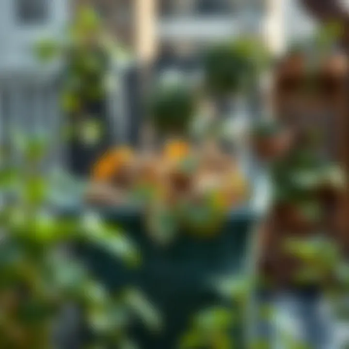 Well-Maintained Compost Bin with Healthy Compost A well-maintained compost bin showcasing healthy compost.