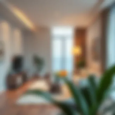 A beautifully decorated apartment space reflecting personal style