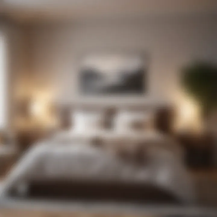 Cozy bedroom with tasteful decor