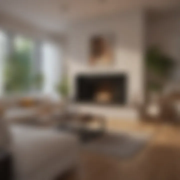 Decorative items enhancing apartment aesthetics