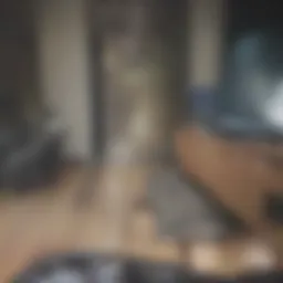 Cozy living room setup with essential furniture