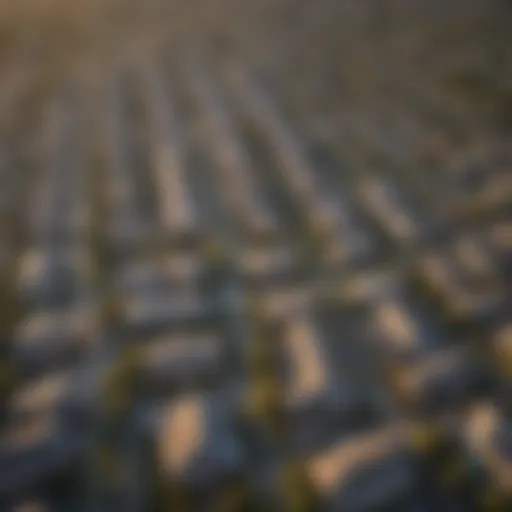 Aerial view of a vibrant San Antonio neighborhood