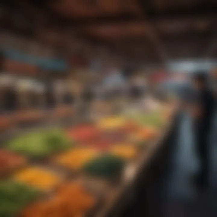 Local market showcasing San Antonio's cultural diversity