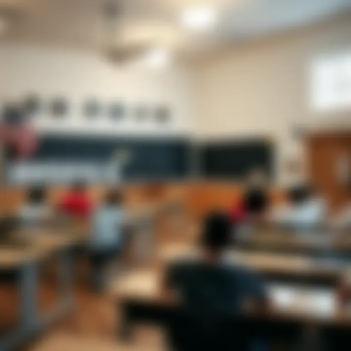 Educational Opportunities in San Antonio A classroom setting highlighting educational opportunities in San Antonio.