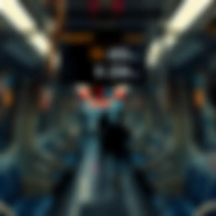 Public Transport in High-Cost Urban Areas A public transport system indicating transportation expenses