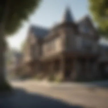 Quaint Historical District with Unique Architecture Quaint historical district with unique architecture