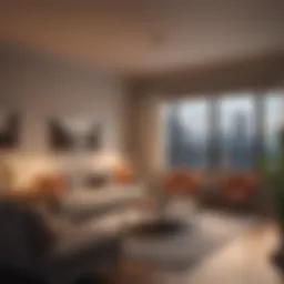 Cozy living space in a Queens apartment