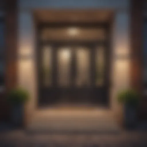 Apartment exterior showcasing a welcoming entrance