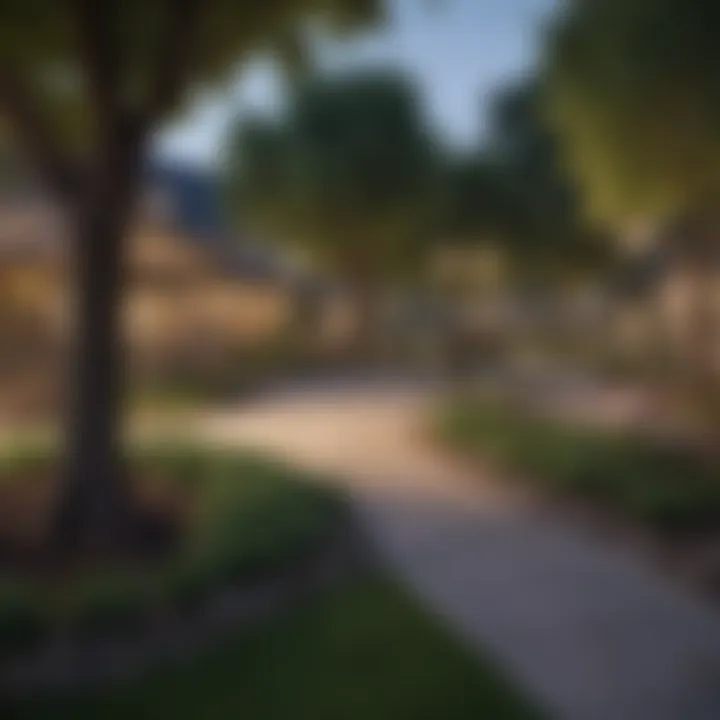 Beautiful community park with amenities in the neighborhood