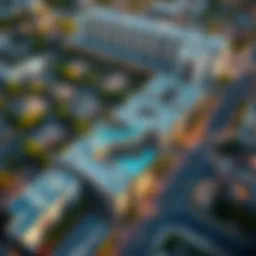 Aerial view of apartment complexes in 85037