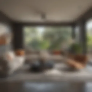 Contemporary Living Space in Studio City An inviting living space within a Studio City apartment, highlighting contemporary design and comfort.