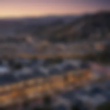 An overview of Studio City, showcasing the scenic landscape and urban development.