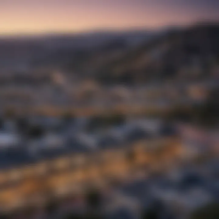 An overview of Studio City, showcasing the scenic landscape and urban development.
