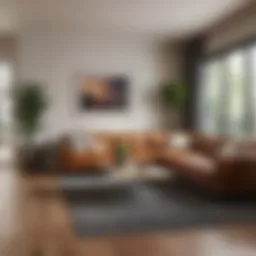 Stylish interior design of a modern apartment in Temescal