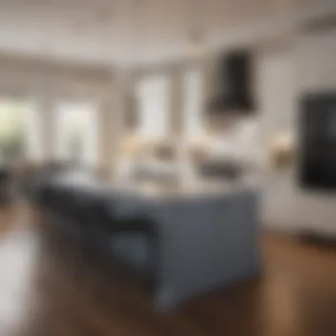 Luxurious kitchen in a rental apartment
