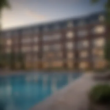 Luxurious Community Features for Residents Community amenities including a pool and gym