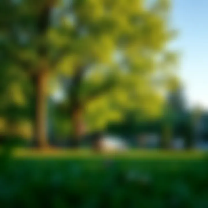 Parkrose community park with green space