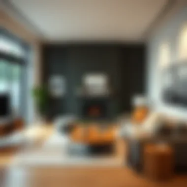 Cozy living room interior of an apartment