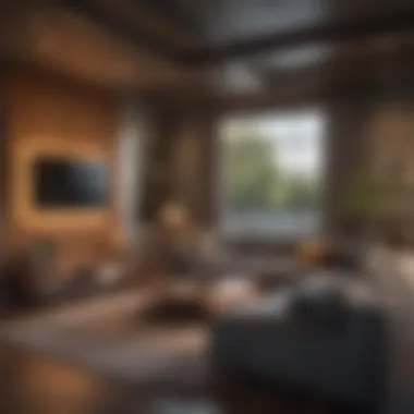 Stylish Living Room in Studio City Modern apartment living room in Studio City