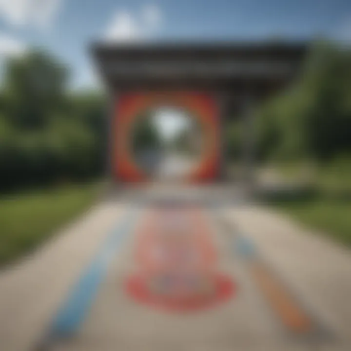 The vibrant artwork at the Atlanta BeltLine showcasing local culture