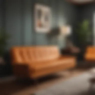 Iconic Furniture of Mid Century Modern Style A selection of iconic furniture pieces emblematic of the Mid Century Modern style.