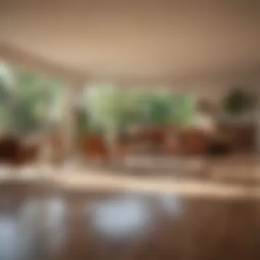 Open Floor Plan in Mid Century Modern Homes An open floor plan showcasing the spatial layout typical of Mid Century Modern homes.