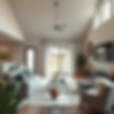 Charming interior of a Cherry Creek duplex highlighting spacious living areas