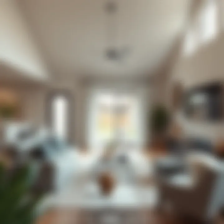 Charming interior of a Cherry Creek duplex highlighting spacious living areas