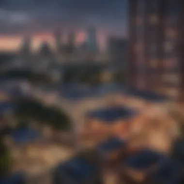 A vibrant cityscape of Austin showcasing lifestyle