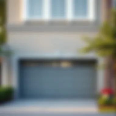 Stylish Garage Doors Enhancing Condo Aesthetics Elegant garage door design in a condo setting