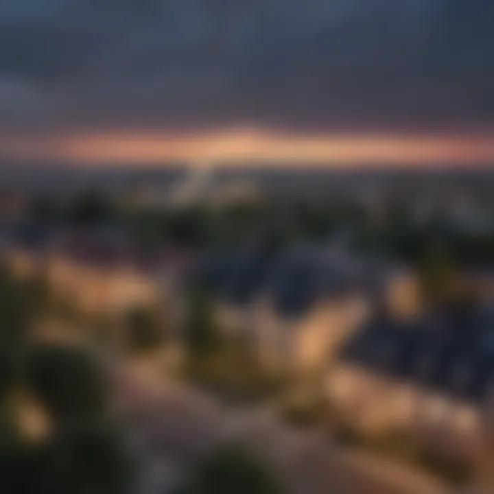 Panoramic view of Capitol Hill neighborhood